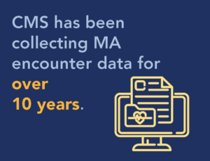 CMS has been collecting MA encounter data for over 10 years.